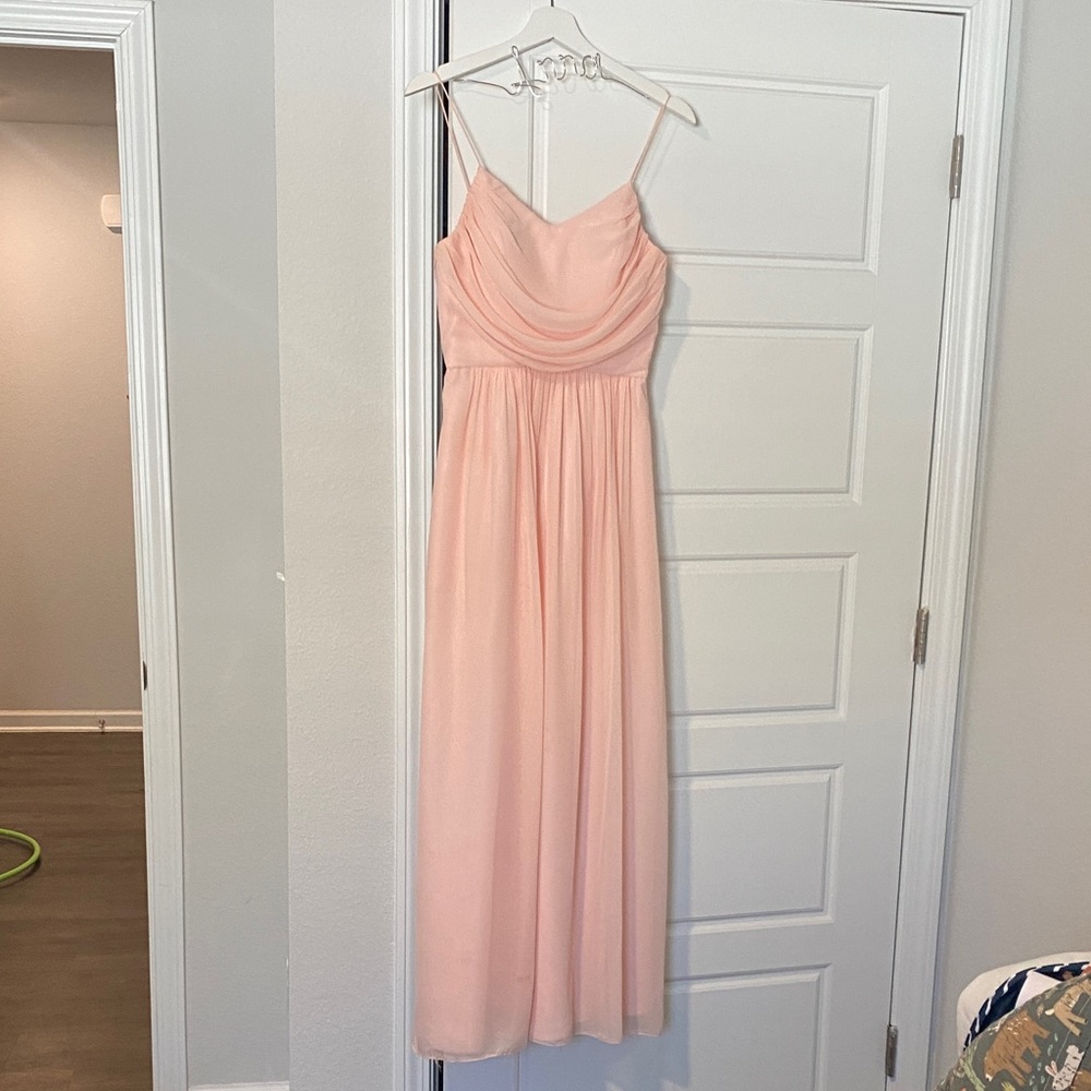 Weddington Way Blush Maxi Dress with Spaghetti Straps